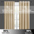 RYB HOME Short Biscotti Beige Curtains for Small Bedroom Window Kitchen