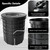 6.6 Gal 15" Sump Pump Basin with Lid, 25L Perforated Sump Pump Basin Bucket for Yard Drainage Systems, Basement & Crawl Space, Corrosion-Resistant, Impact-Resistant for Yards,Patios,Driveways