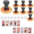 8 Set Halloween Monster Screw Bolts Props, Scary Monster Outfit Accessories