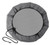 Black Rain Mesh Screen, Rainwater Barrel Debris, Filter for Rain Barrel, Rain Water Collection Bucket Netting Cover with Adjustable Drawstring for Prevents Mosquitoes Leaves Debris Rain Accessories