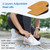 Makryn Adjustable Orthopedic Heel Lift for Leg Length Discrepancies and Heel Pain,Sports Injuries,and Achilles tendonitis,Height Increase Insoles (Brown, Large(Single Lift))