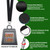 Werfeito Tree Swing Straps Hanging Kit (Set of 2), 3FT/8FT/10FT/20FT/30FT Tree Swing Straps Holds 5000 lbs with Tree Protector, Heavy Duty Carabiner and Swivel Perfect for Swings & Hammocks(8 FT)