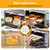 GCQ Wire Rack for Breville BOV900BSS Smart Oven Air Fryer Pro and Convection Oven,16.54''×12.2'' Stainless Steel Grill Racks Baking Rack Cooling Rack Accessories Replacement Parts,Dishwasher Safe