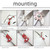 Extendable Tree Pruner Saw Head Without Pole, Outdoor High-Altitude Branches Trimmer Pruning Shears, Harvester Clipper for Plant Twig Vine, Garden Trimming Tool