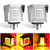 oeioei 2Pcs 78LED Pedestal Fender Lights, Square Double Face Turn Signal Lights with Visor Clear Waterproof Marker Light with Flashing Light for Peterbilt 579 587 Kenworth W900 Freightliner Truck