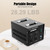5000VA/4000W Voltage Converter Transformer Step Up/Down 110V/220V Heavy Duty Voltage Transformer Power Converter with 2 Universal Sockets, 2 US Standard Sockets, Circuit Breaker Protection