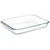 OMISTAR High Borosilicate Glass Baking Dish, Heat-Resistant Roasting Pan, Transparent Non-Porous Oval Ovenware Tray, Stackable Design with Dual Handles, 2.2 L / 74.4 fl oz, 13.58 x 8.03 in