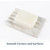 Soap Holder, Marble Soap Dish for Shower, Bar Soaps Holder with Water Ripple Design, Easy Cleaning Soaps Saver for Kitchen Sink，Bathroom, Executive Greek Natural Stone Tray(Agiax)