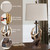 HUITICO Rustic Farmhouse Table Lamp for Living Room End Table Deer Antler Lamps with USB Ports 28" Tall Western Lamps for Bedroom Cabin Country Lamps for Nightstand, Single, Bulb Not Included
