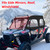 OFIG 2014-2023 RZR XP4 1000 Soft Upper Doors Kit YKK Zipper, UTV Cab Enclosure Compatible with Polaris RZR XP 4 1000 2014-2023, Work with Side Mirror Windshield Roof