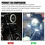 Lyxheth 2PCS Motorcycle LED Turn Signal Light, LED Turn Signal Strip, Flexible Switchback Dual-Color White & Amber Fork Turn Signal Blinker, Waterproof DRL Daytime Running Light Bar for Motorbike