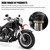 Lyxheth 2PCS Motorcycle LED Turn Signal Light, LED Turn Signal Strip, Flexible Switchback Dual-Color White & Amber Fork Turn Signal Blinker, Waterproof DRL Daytime Running Light Bar for Motorbike