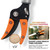 KSEIBI 143015 Long Reach Cut & Hold Bypass Pruner 5.0 ft - 1.5m