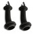 2Pcs 30MMx30MM Car Wire Harness Door Tube Dust-Proof Tube Black Rubber Tube
