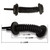 2Pcs 30MMx30MM Car Wire Harness Door Tube Dust-Proof Tube Black Rubber Tube
