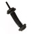 2Pcs 30MMx30MM Car Wire Harness Door Tube Dust-Proof Tube Black Rubber Tube