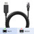 Radar Detector Cable, USB 2.0 to RJ11 Plug Cable 5V-12V Power Cord, Compatible with R3/7/1, Escort 360 Passport 9500i/7500S/8500/7500 and Other Radar detectors