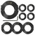 Bore Size 7/8'' Shaft Collar Carbon Steel Material Double Split Set Screw Suitable for Machinery and Industrial Use (8, 7/8'')