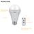 MXhme Rechargeable Light Bulbs with Remote Control Soft Warm(3000K) 2200mAh Dimmable Battery Operated Light Bulb 50 Watt Equivalent,2 Pack