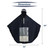 Elderly Mobility Scooter Poncho - 3 or 4 Wheel Scooter Rain Cover Cape Wheelchair Bicycle Protective Coat for Snow Water Sleet Resistance, 64" x 55"