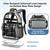 XL TPU Clear Backpack Heavy Duty for Stadiums,15+Girls Moman 18in Bookbag