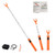 BODISEINT Rechargeable Cattle Prod with LED Light – 38 Inch Waterproof Electric Livestock Prod for Cows, Pigs, Goats, Dogs – Retractable Shaft, Lightweight, Woman Self Defense Tool