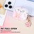CameCosy Transparent Case for Airpods Pro/Pro 2 with Pink Lily Flower