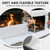 DOTUHAO Ceramic Fiber Insulation, 24"x8"x1"Thick Fireproof Insulation Blanket, 2300F High Temperature Insulations for Wood Stove Baffle, Fireplaces, Kilns, Forges, Pizza Ovens(24"x8"x1")