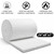 DOTUHAO Ceramic Fiber Insulation, 24"x8"x1"Thick Fireproof Insulation Blanket, 2300F High Temperature Insulations for Wood Stove Baffle, Fireplaces, Kilns, Forges, Pizza Ovens(24"x8"x1")
