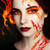 12 Sheets Flame Temporary Tattoos Stickers for Women Men, Face Body Arm Fire Halloween Makeup Tattoos, Waterproof Fake Flame Realistic Face Tattoos for Halloween Cosplay, Party, Daily Decorations