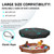 Octagon Sandbox Cover, Outdoor Garden Outdoor Octagon Sand Box Cover, 420D Oxford Cloth Waterproof, Windproof and Dustproof, Suitable for Children's Sandbox Protection (Black,84" X 78" X 9")