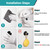 SAYAYO Self Adhesive Hooks for Hanging, Chrome Towel Hooks for Bathrooms