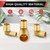 25 PACK EFIELD 1-Inch Pex Elbow Barb Crimp Brass Fitting(PEX1807062-25)