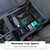 TOPINSTALL Full Size Organizer Compatible with 2022-2027 Toyota Tundra/Sequoia 2023-2027, Plastic Armrest Storage Box Full Size Tray (Not for the Console with Safe)