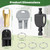 4 PCS Bait Station Keys for EZ KLEAN, FBS, PROTECTA EVO, AEGIS with 4 Key Rings for Indoor & Outdoor Use