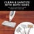 Shark Professional Steam Pocket Mop with 2 Double-sided Pads, White, S3601