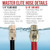 Master Elite Series 25 Foot Air and Fluid Hose Assembly Set with Fittings