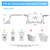 HEINSY Toilet Safety Rail, Heavy Duty Foldable Toilet Handrail, Aluminum Alloy Support Up to 480LBS Perfect for Elderly Senior Handicap Pregnant