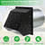 5 Inch Hooded Wall Vent with Screen and Damper,5"Exhaust Vent Dryer Vent Cover Outside,5" Vent Cover Exterior Wall Vent Cap for Kitchen Range Hood Vent Dryer Air Vent Bathroom Exhaust,Galvanized Steel