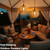 TWINKVILLA Battery Operated Chandelier, 2Pack Hanging Gazebo Lights, Cactus Shape Boho Rattan Pendant Lights Outdoor Waterproof for Patio Tree Pergola Porch and Indoor Decor