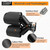 LCGP 2 Pack Carbon Fiber Exhaust Tip 2.5" Inlet to Dual 3.5" Outlet 9.8" Long Black Stainless Steel Y Pipe Tailpipe tip