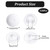 150 Pcs Screw Cap Covers, 12mm Screws Caps White Waterproof Self Tapping Cap Decorative Plastic Screws Caps for Diameter 7-8mm Self Tapping
