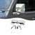 SQQP Side Mirror Cover, Rearview Mirrors Decoration Trim Kit Fit for 2018-2026 Jeep Wrangler JL JLU & Gladiator JT(Chrome)