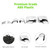 SQQP Side Mirror Cover, Rearview Mirrors Decoration Trim Kit Fit for 2018-2026 Jeep Wrangler JL JLU & Gladiator JT(Chrome)