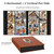 Aevdor Large Capacity 4x6 Photo Album, 1000 Photos, Leather Cover, Brown