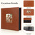 Aevdor Large Capacity 4x6 Photo Album, 1000 Photos, Leather Cover, Brown