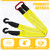 Maasechs 2 Pack Lifting Slings Straps with Hooks Web Slings, 3.3ft, Yellow