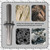LECEHIVO 18 Pcs Rock Splitting Wedges with Feather Shims, 5/8 Inch Wedge and Shims Set, Heavy Duty Stone Hounding Equipment Rock Splitting Tools for Concrete, Granite, Marble