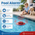 Pool Alarm, Dynamic Water Ripple Attitude Algorithm Floating Safety Alarm for Inground & Above Ground Pools | 110dB Loud Alert|Adjustable Sensitivity | Protects Little Ones & Pets Swimming Pool Safety