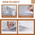 Yinkin 5 Pcs Slipcovers Tuck Grips for Sofa, 2 Size Slipcover Anti-Slip Grips, Non Slip Couch Cover Holder Grip for Cushion Armchairs Covers Sofa Inserts